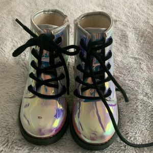 Toddler combat boots size 10